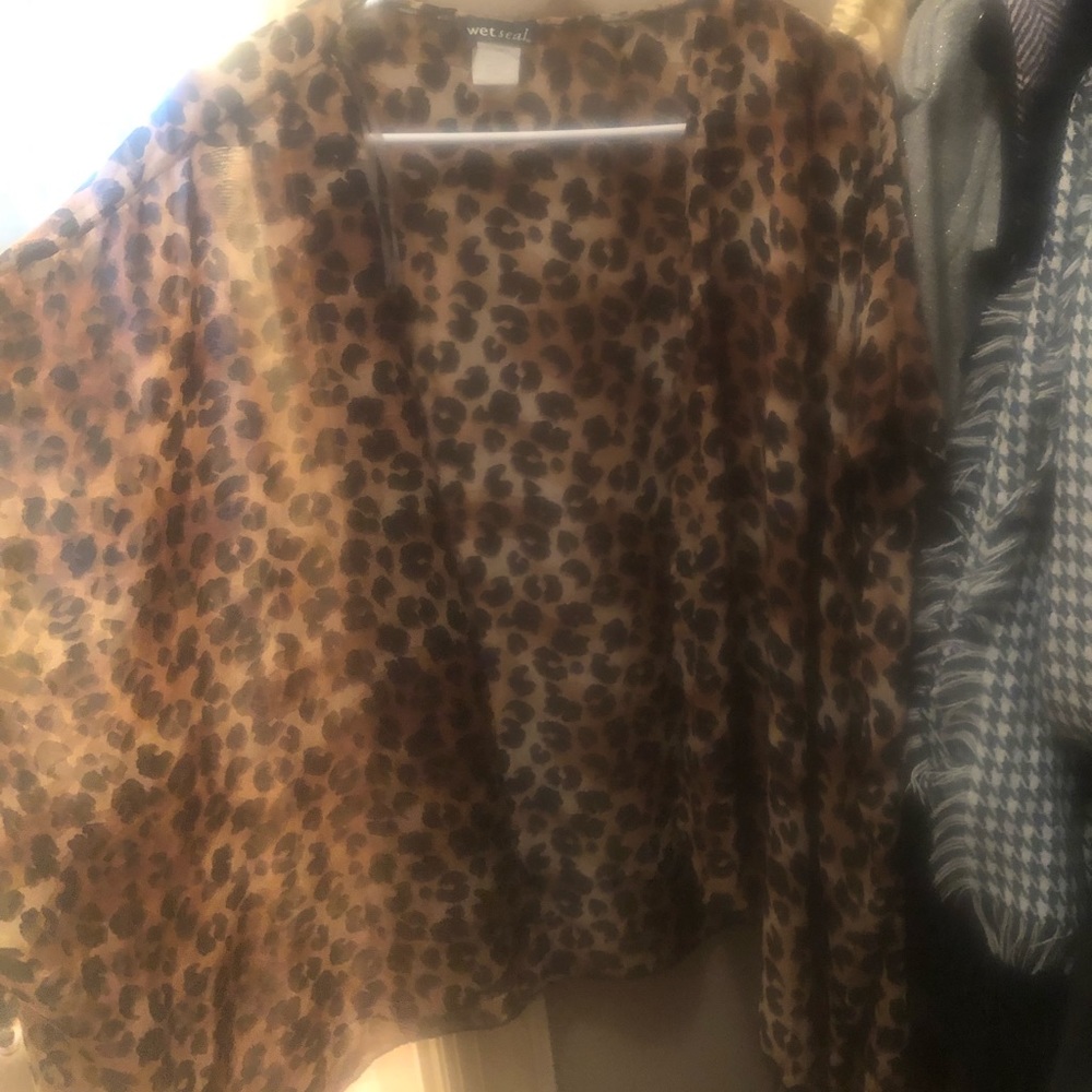 Cheetah kimono